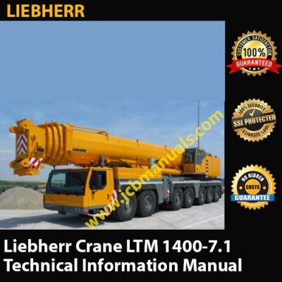 Liebherr Crane LTM 1400-7.1 Technical Information Manual