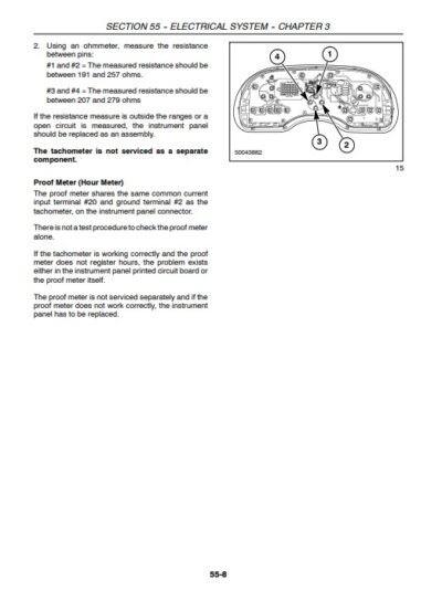 Case IH DX31, DX34 Tractors Electrical System - Image 3