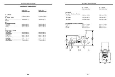 Case IH Tractor DX21 DX24 Compact Operators Manual - Image 4