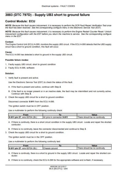 Case Tractor A8000, A8800 Sugar Cane Harvester Service Repair Manual - Image 2