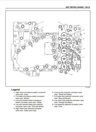 Isuzu Transmission-JR405E Model Workshop Repair Manual - Image 3