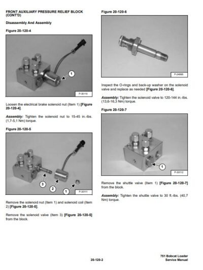 bobcat 751 skid steer service repair manual pdf