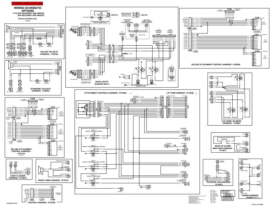 Bobcat T110 Compact Track Loader Service Repair Manual