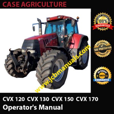 Case Tractor CVX120 CVX130 CVX150 CVX170 Operators Manual