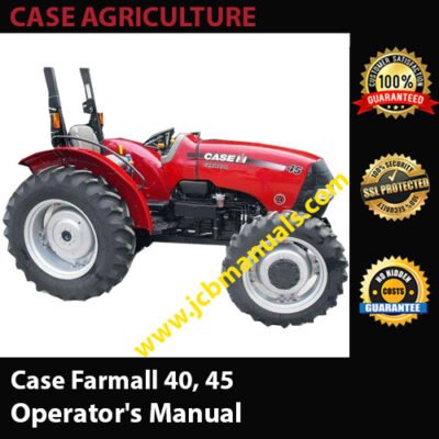 Case Farmall 40, 45 Operators Manual