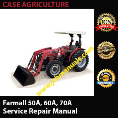 Case Farmall 50A, 60A, 70A Service Repair Manual