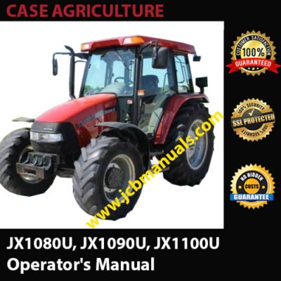 Case Tractor JX1080U, JX1090U, JX1100U Operator’s Manual