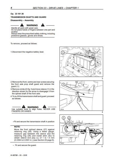Case JX60, JX70, JX80, JX90, JX95 Tractors Service Repair Manual - Image 4