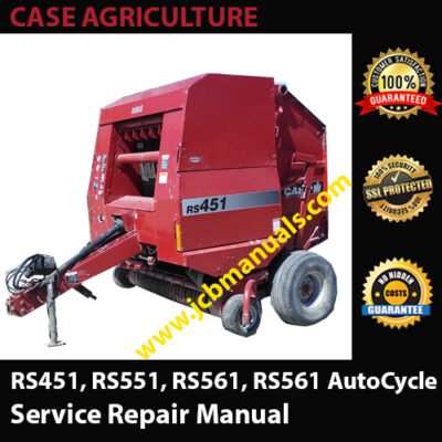 Case RS451, RS551, RS561, RS561 AutoCycle Round Baler Service Repair Manual