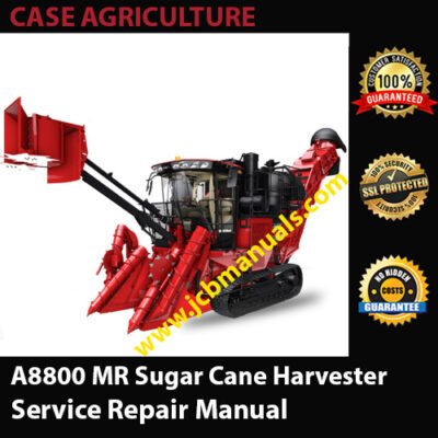 Case IH Tractor A8800 MR Sugar Cane Harvester Service Manual