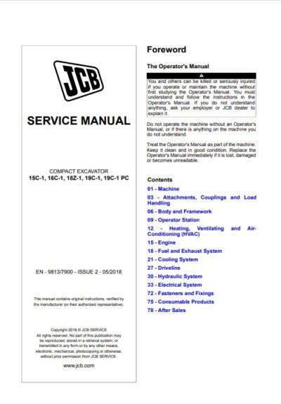 jcb 16c 1 manual