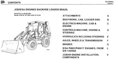 jcb 3c parts manual