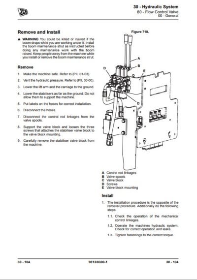 JCB 530-110, 530-70 LOADALL (ROUGH TERRAIN VARIABLE REACH TRUCK) Service repair manual - Image 5