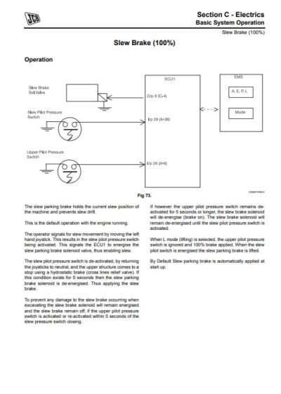 JCB JS Auto Range - Tracked Excavators (JCB Engine) Service Repair Manual - Image 5