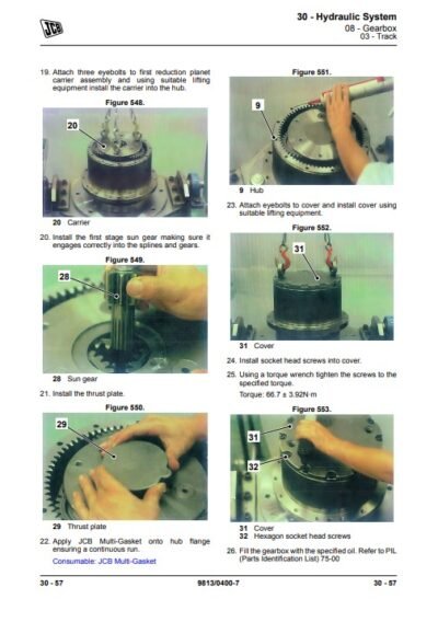 JCB JS140, JCB JS200, JCB JS205, JCB JS215 Excavator Service Repair Manual - Image 6