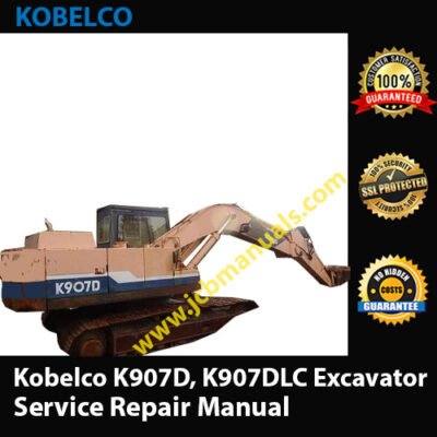 Kobelco K907D, K907DLC Excavator Service Repair Manual