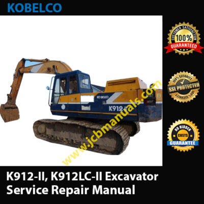 Kobelco K912-II, K912LC-II Excavator Service Repair Manual