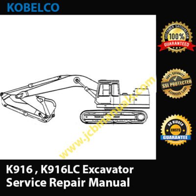 Kobelco K916 , K916LC Excavator Service Repair Manual