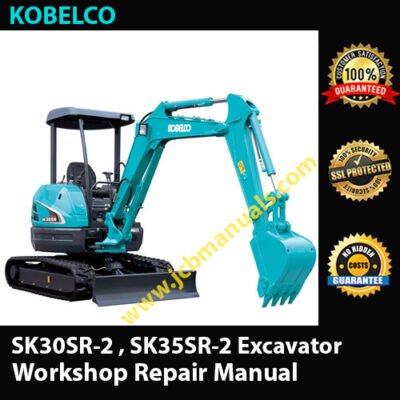 Kobelco SK30SR-2 , SK35SR-2 Excavator Workshop Repair Manual