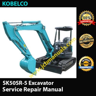 Kobelco SK50SR-5 Excavator Service Repair Manual