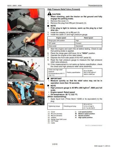 kubota b2601 backhoe