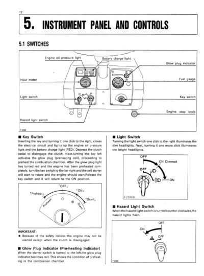 Kubota B9200 Tractor Operators Manual - Image 3