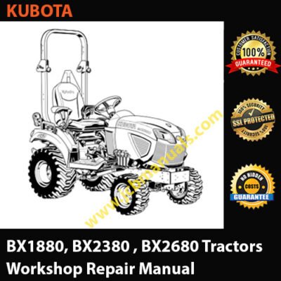 kubota bx2380 service manual