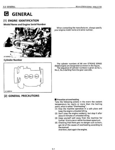 Kubota 68 mm STROKE SERIES Engine Workshop Manual - Image 4