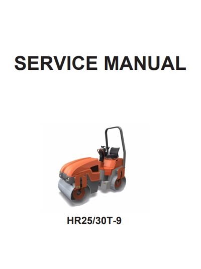 Hyundai HR25-9 , HR30T-9 Road Roller Service Repair Manual - Image 3