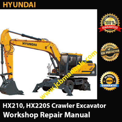 Hyundai HX210, HX220S Crawler Excavator Workshop Manual