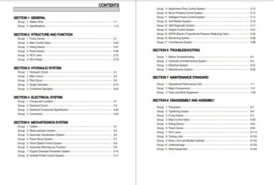 Hyundai HX220NL Crawler Excavator Workshop Manual - Image 3