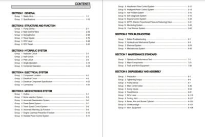 Hyundai HX225SL Crawler Excavator Workshop Manual - Image 4