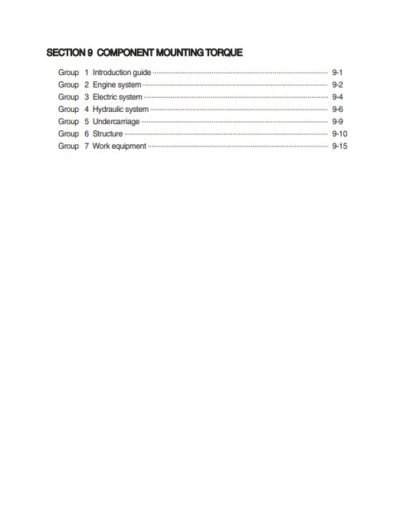 Hyundai HX330L Crawler Excavator Workshop Manual - Image 6