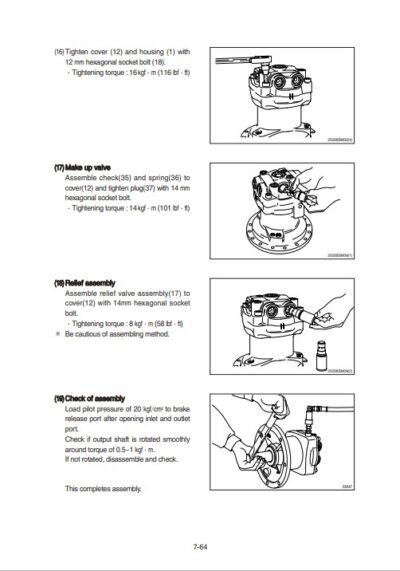 Hyundai R55-9 Mini Crawler Excavator Service Repair Manual - Image 3