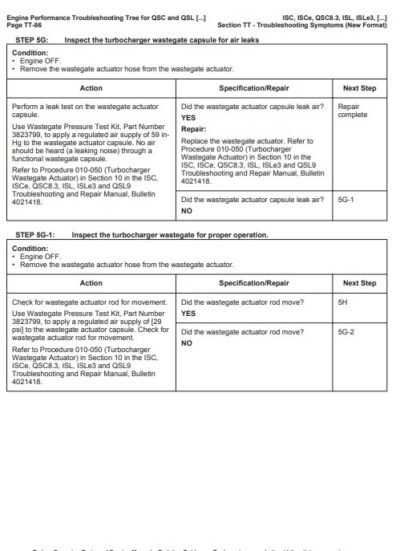 Cummins ISC, ISCe, QSC8.3, ISL, ISLe3, ISLe4, QSL9 Engines Troubleshooting and Repair Manual  Language - Image 5