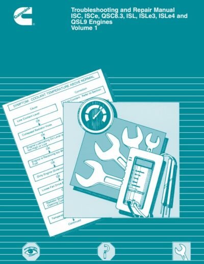 Cummins ISC, ISCe, QSC8.3, ISL, ISLe3, ISLe4, QSL9 Engines Troubleshooting and Repair Manual  Language - Image 3