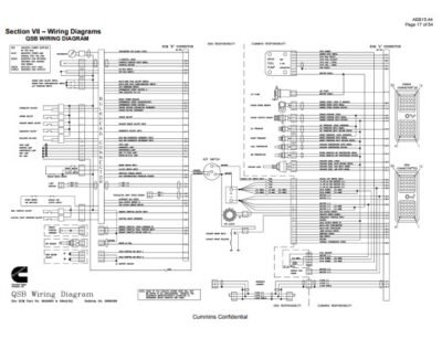 Cummins QSB Electronic Control Modules Wiring Diagram