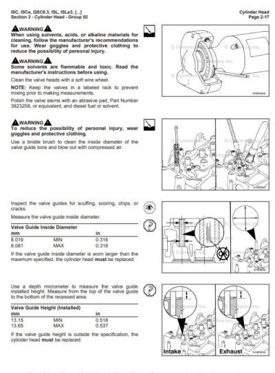 Cummins ISC, ISCe, QSC8.3, ISL, ISLe3, ISLe4, QSL9 Engines Troubleshooting and Repair Manual  Language - Image 6