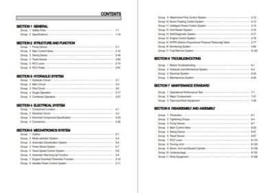 Hyundai HX220L-EPFC Crawler Excavator Workshop Manual - Image 7