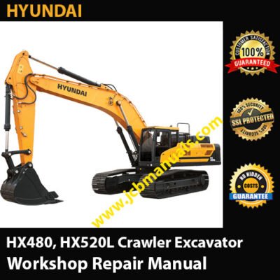 Hyundai HX480, HX520L Crawler Excavator Workshop Manual