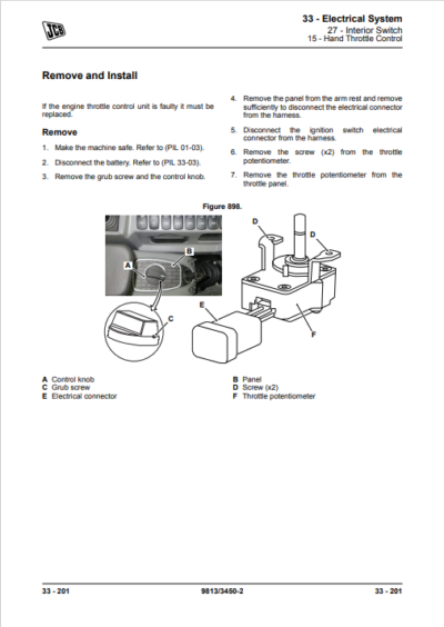 JCB 67C 1 repair manual