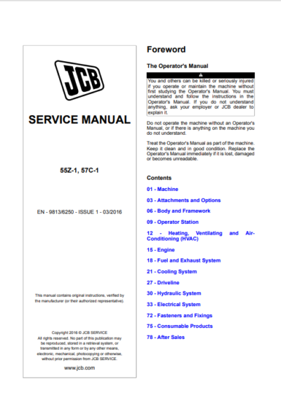 jcb 55z 1 manual