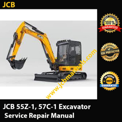 JCB 55Z-1, 57C-1 Excavator Service Repair Manual