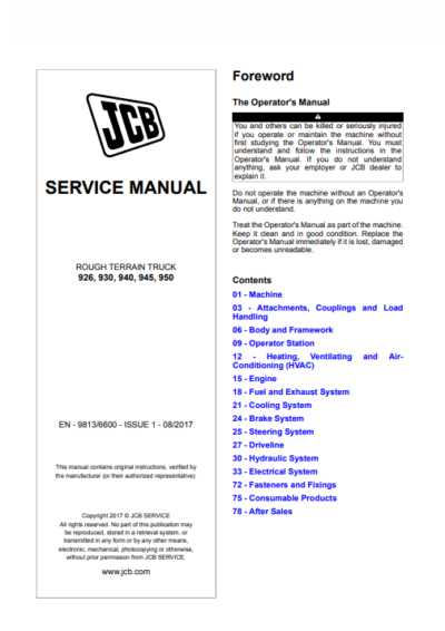 jcb 926 manual