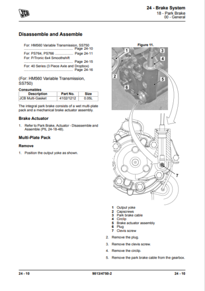 jcb PS766