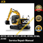 JCB JS115, JS130, JS131, JS145, JS160, JS180, JS190 Service Repair Manual