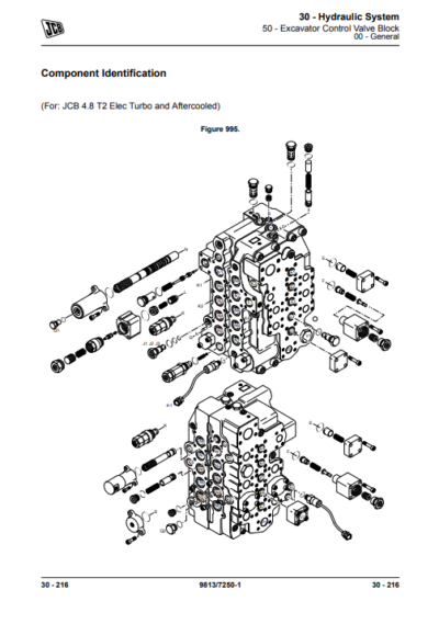 JCB JS200, JS210, JS220, JS235 Excavators Service Repair Manual - Image 6