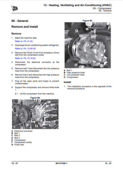 JCB JS200, JS210, JS220, JS235 Excavators Service Repair Manual - Image 7