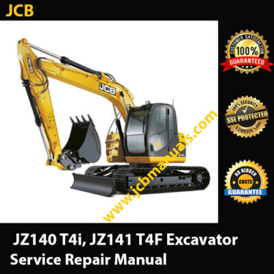 JCB JZ140 T4i, JZ141 T4F Excavator Service Repair Manual
