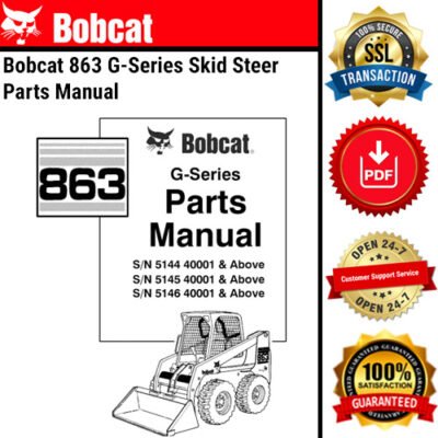 BOBCAT SERVICE MANUAL DOWNLOAD | Bobcat 863 G-Series Skid Steer Parts